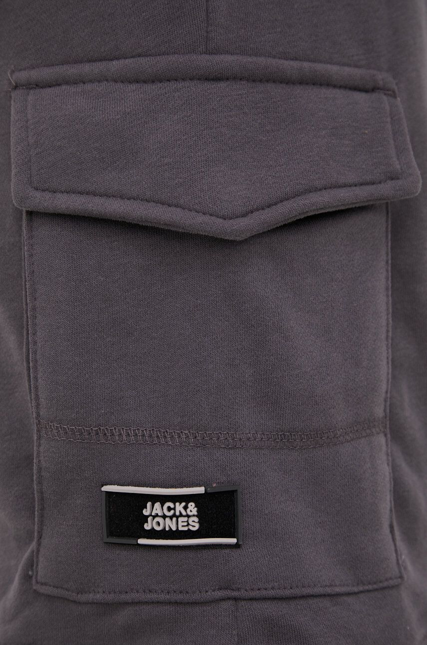 Jack & Jones Kratke hlače moške siva barva - Pepit.si