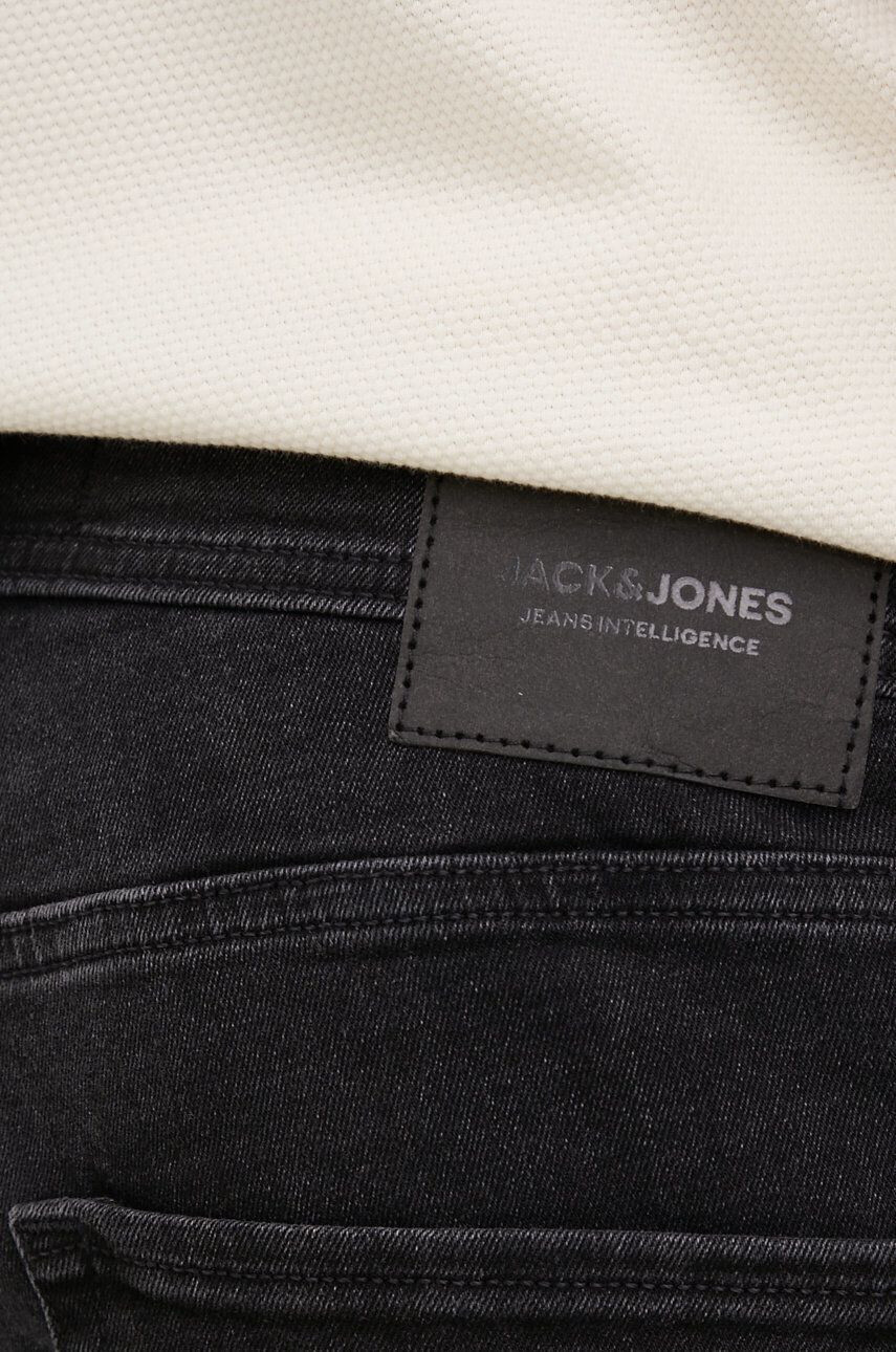 Jack & Jones Kratke hlače iz jeansa moško črna barva - Pepit.si