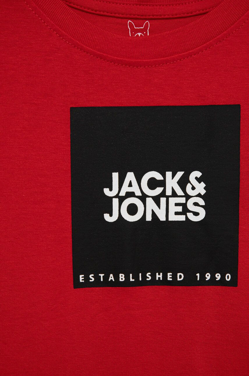 Jack & Jones Otroška bombažna kratka majica - Pepit.si