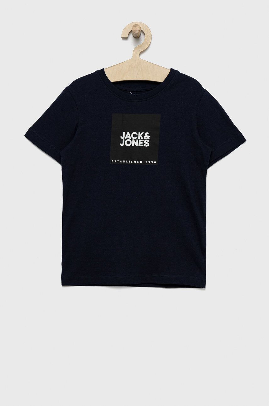 Jack & Jones Otroška bombažna kratka majica - Pepit.si