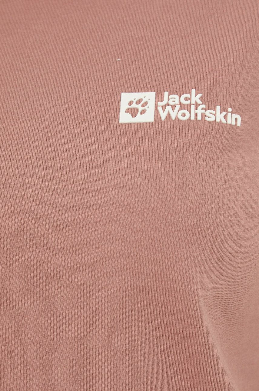 Jack Wolfskin Bombažna kratka majica - Pepit.si