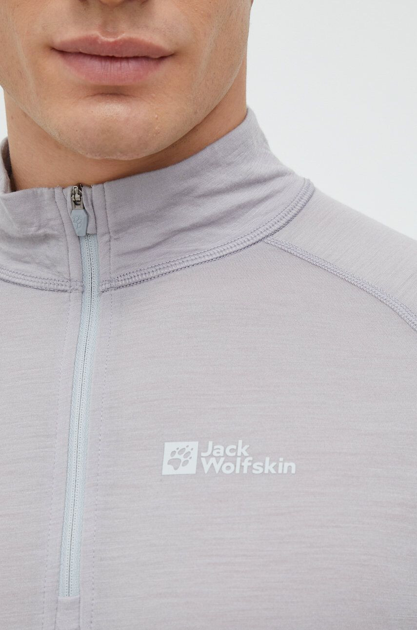 Jack Wolfskin funkcionalna majica z dolgimi rokavi Alpspitze Wool - Pepit.si