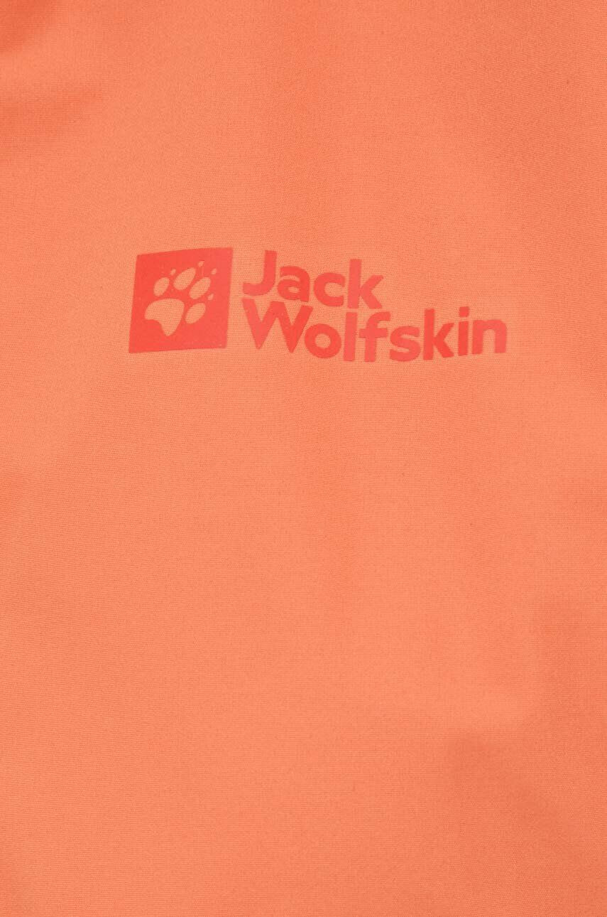 Jack Wolfskin Outdoor jakna Stormy Point oranžna barva - Pepit.si