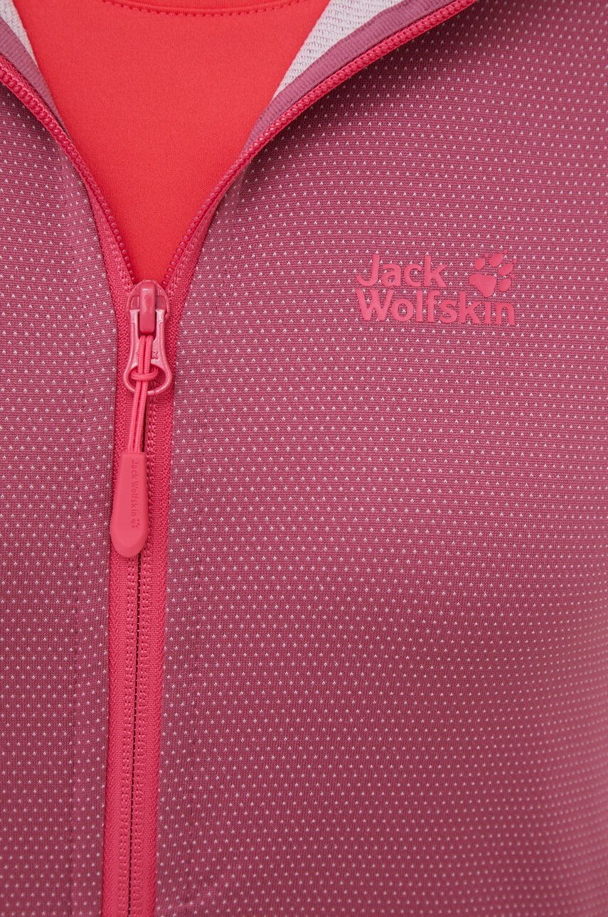 Jack Wolfskin Športna mikica Star ženska vijolična barva - Pepit.si