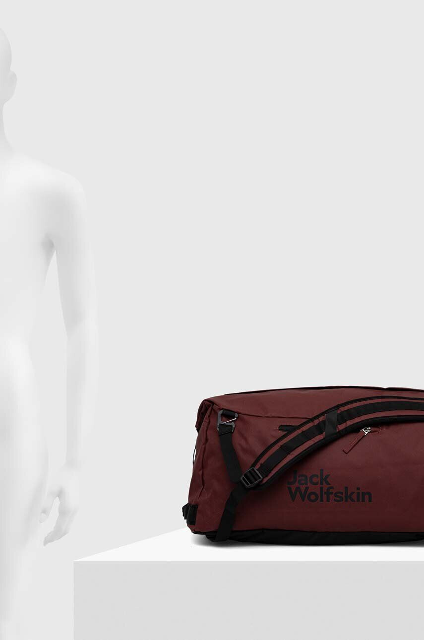 Jack Wolfskin Torba bordo barva - Pepit.si