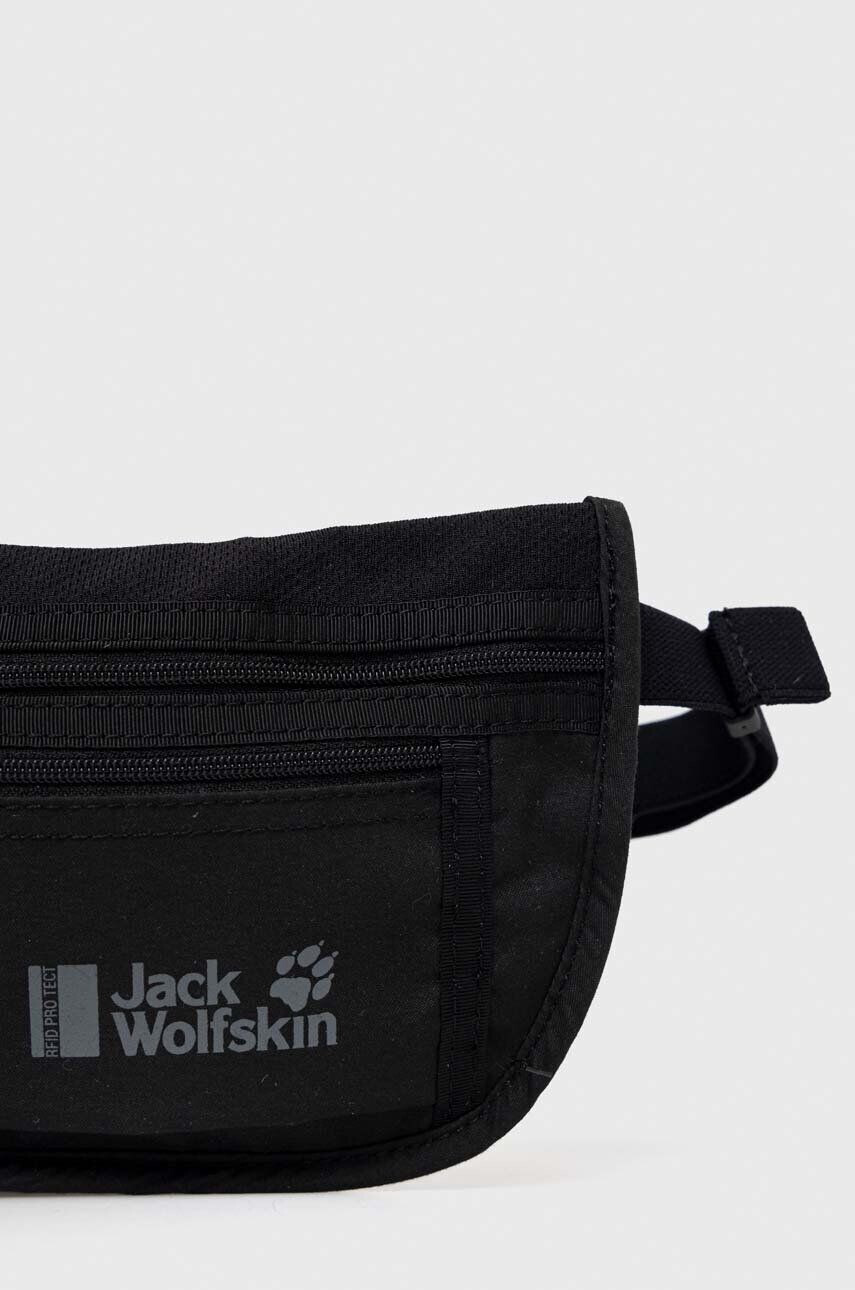 Jack Wolfskin Torbica za okoli pasu črna barva - Pepit.si