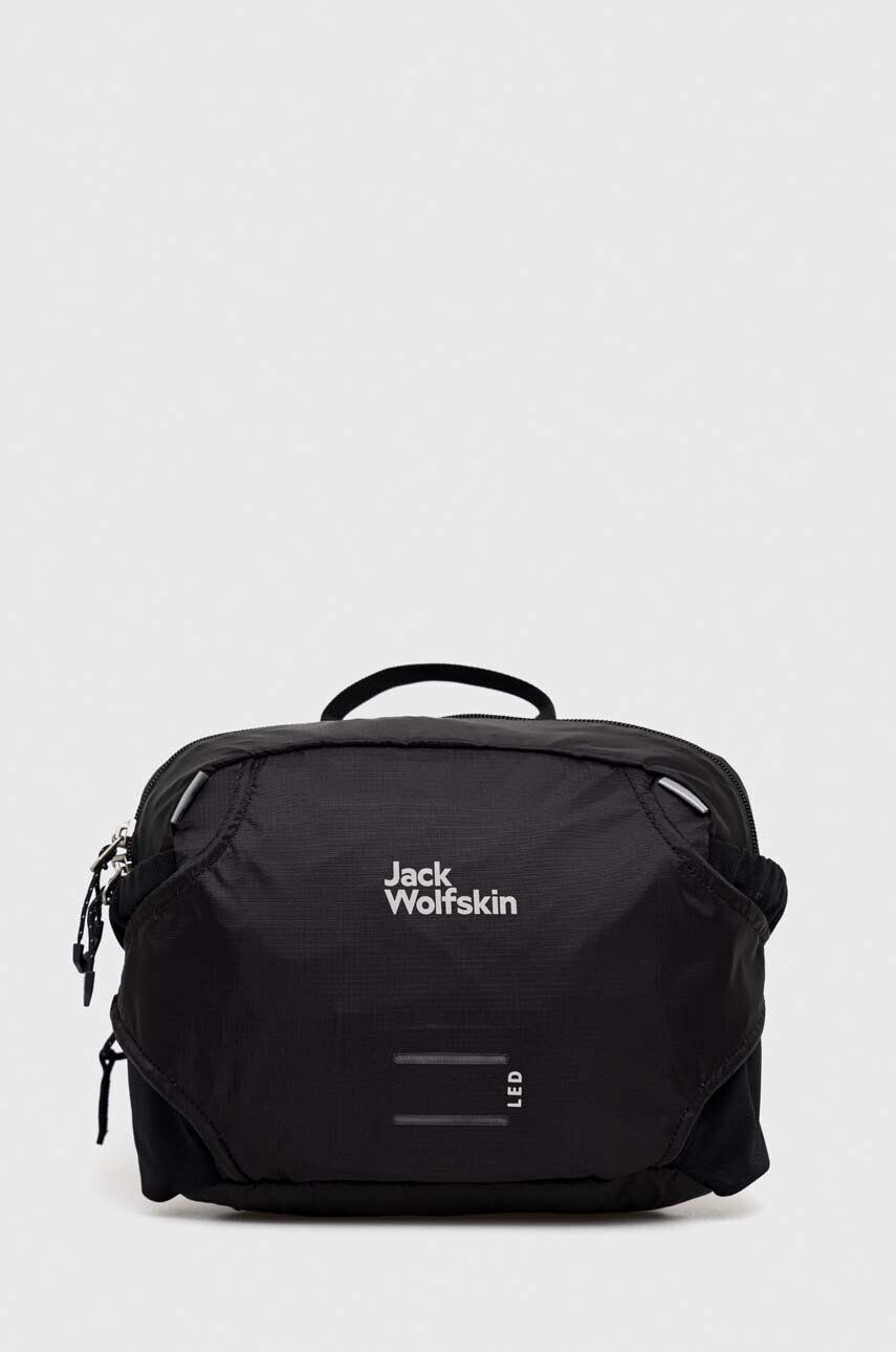 Jack Wolfskin Torbica za okoli pasu Velo Trail črna barva - Pepit.si