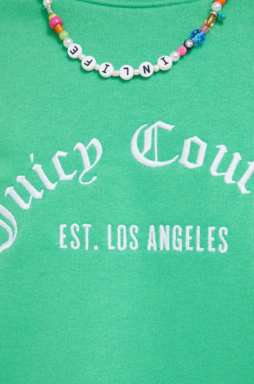 Juicy Couture Pulover ženska zelena barva - Pepit.si