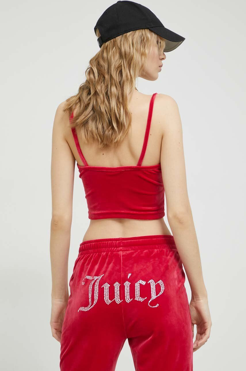 Juicy Couture Top Rain ženski roza barva - Pepit.si