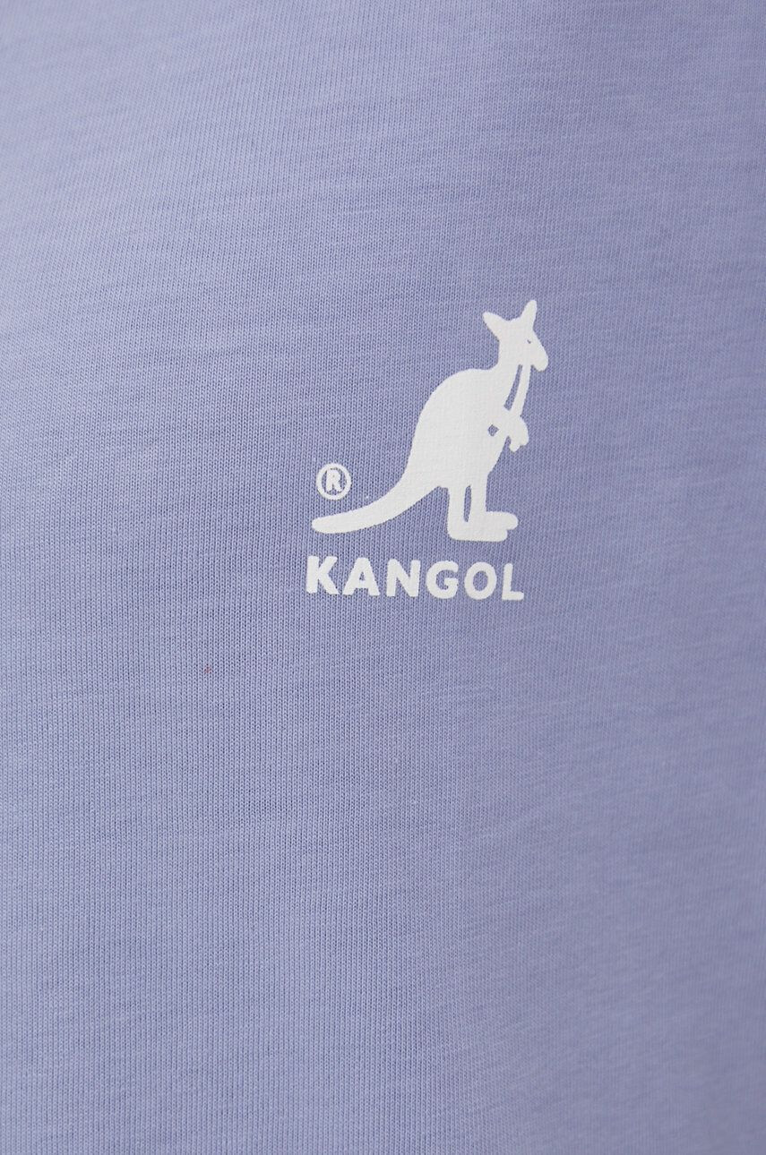 Kangol Bombažen t-shirt vijolična barva - Pepit.si