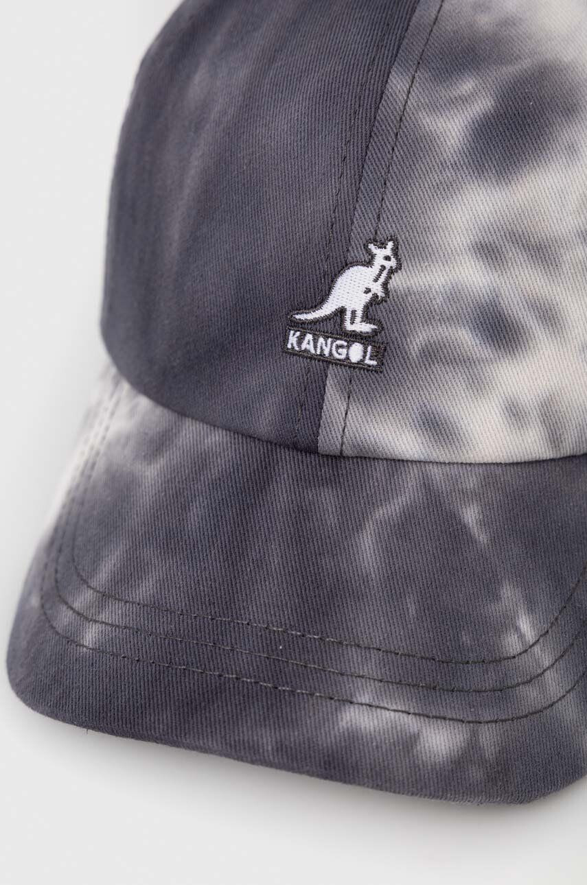 Kangol Bombažna bejzbolska kapa siva barva - Pepit.si