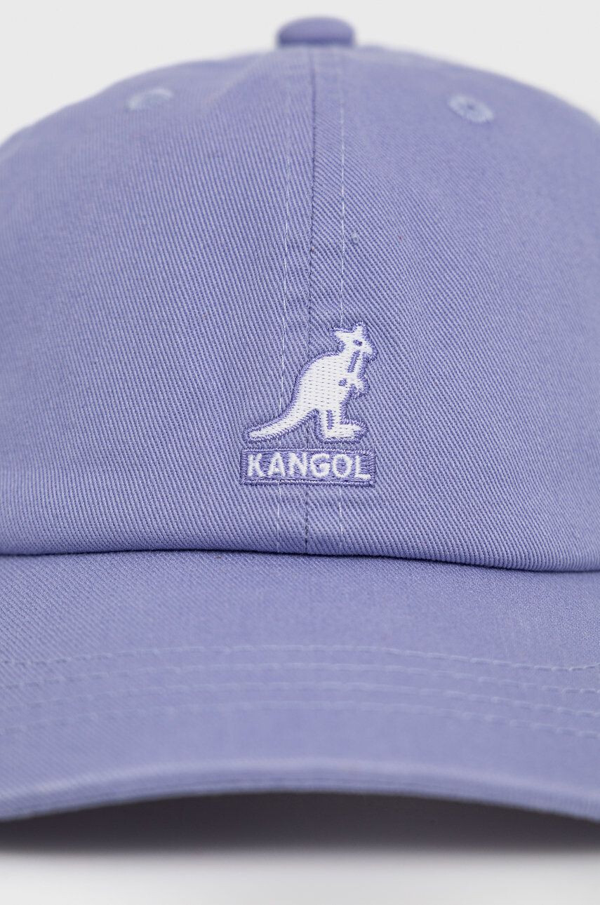 Kangol Bombažna kapa vijolična barva - Pepit.si