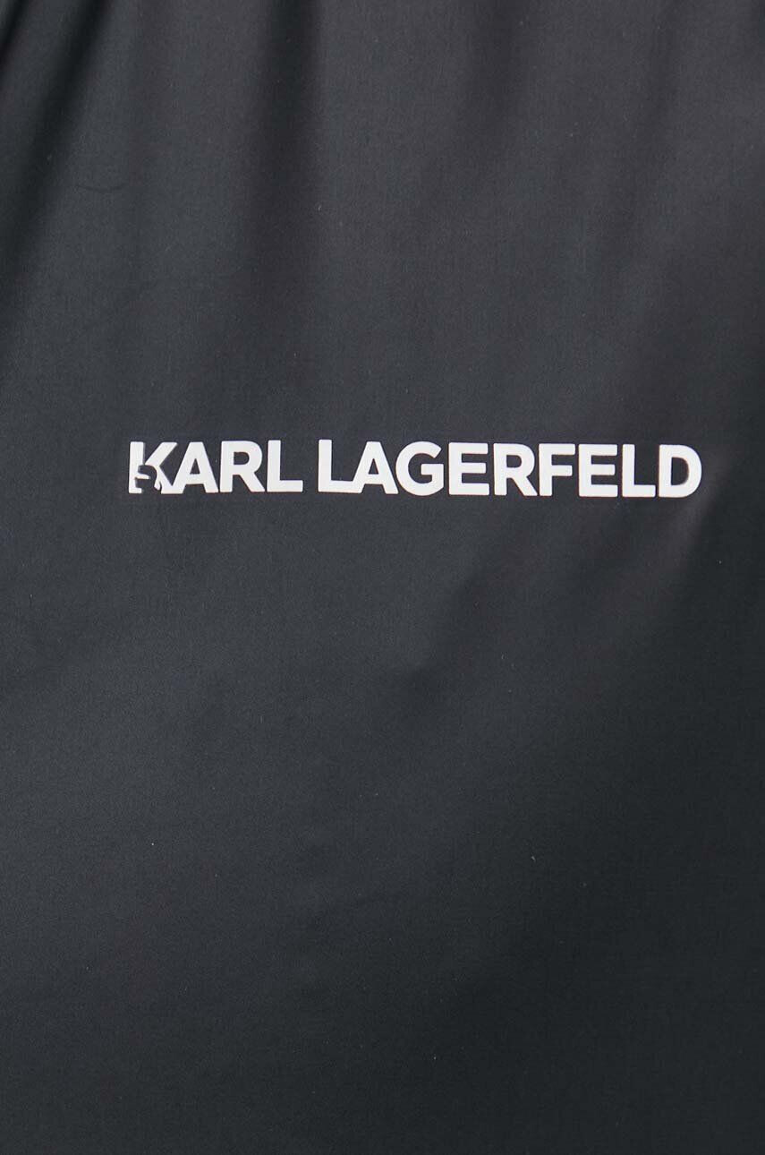 Karl Lagerfeld Bomber jakna moški črna barva - Pepit.si