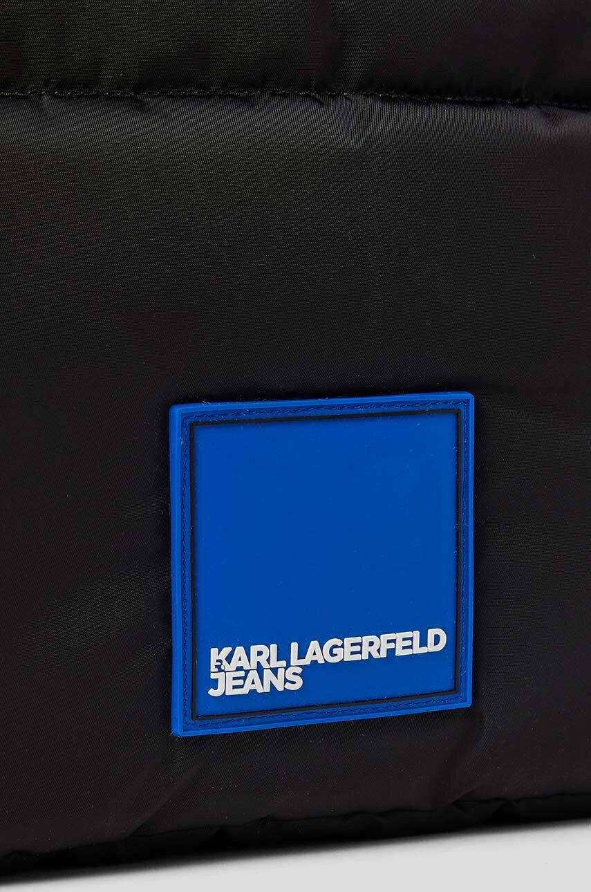 Karl Lagerfeld Jeans Torbica črna barva - Pepit.si