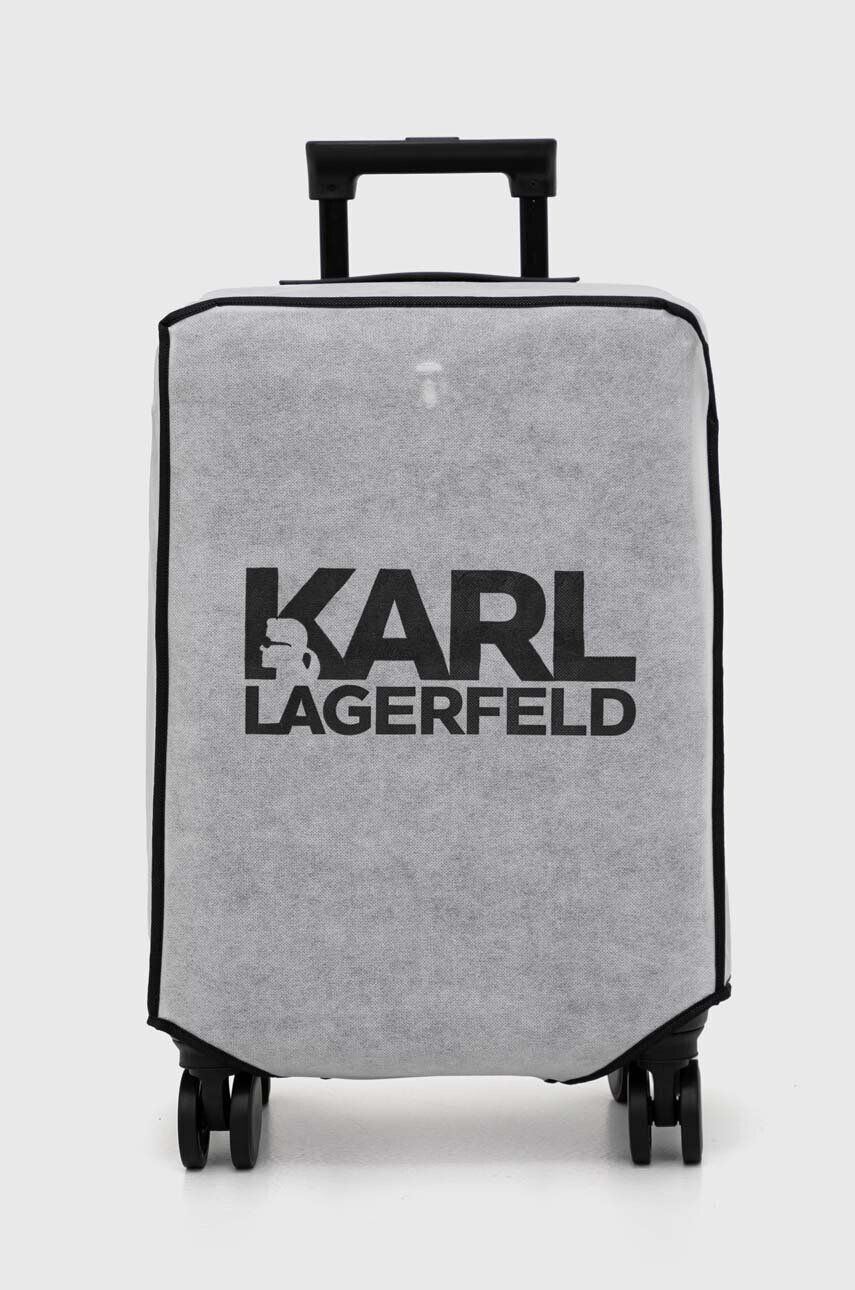 Karl Lagerfeld Kovček črna barva - Pepit.si