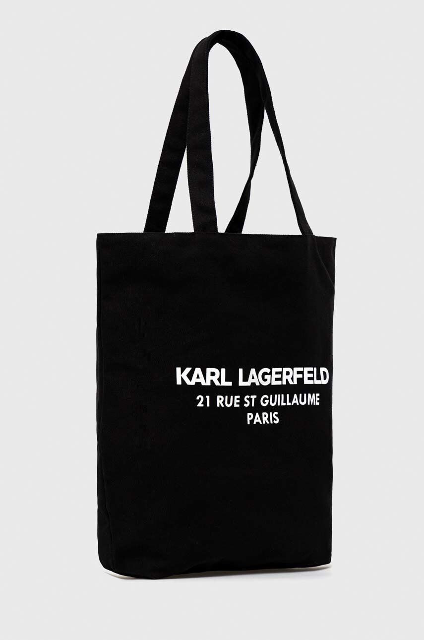 Karl Lagerfeld Torba črna barva - Pepit.si