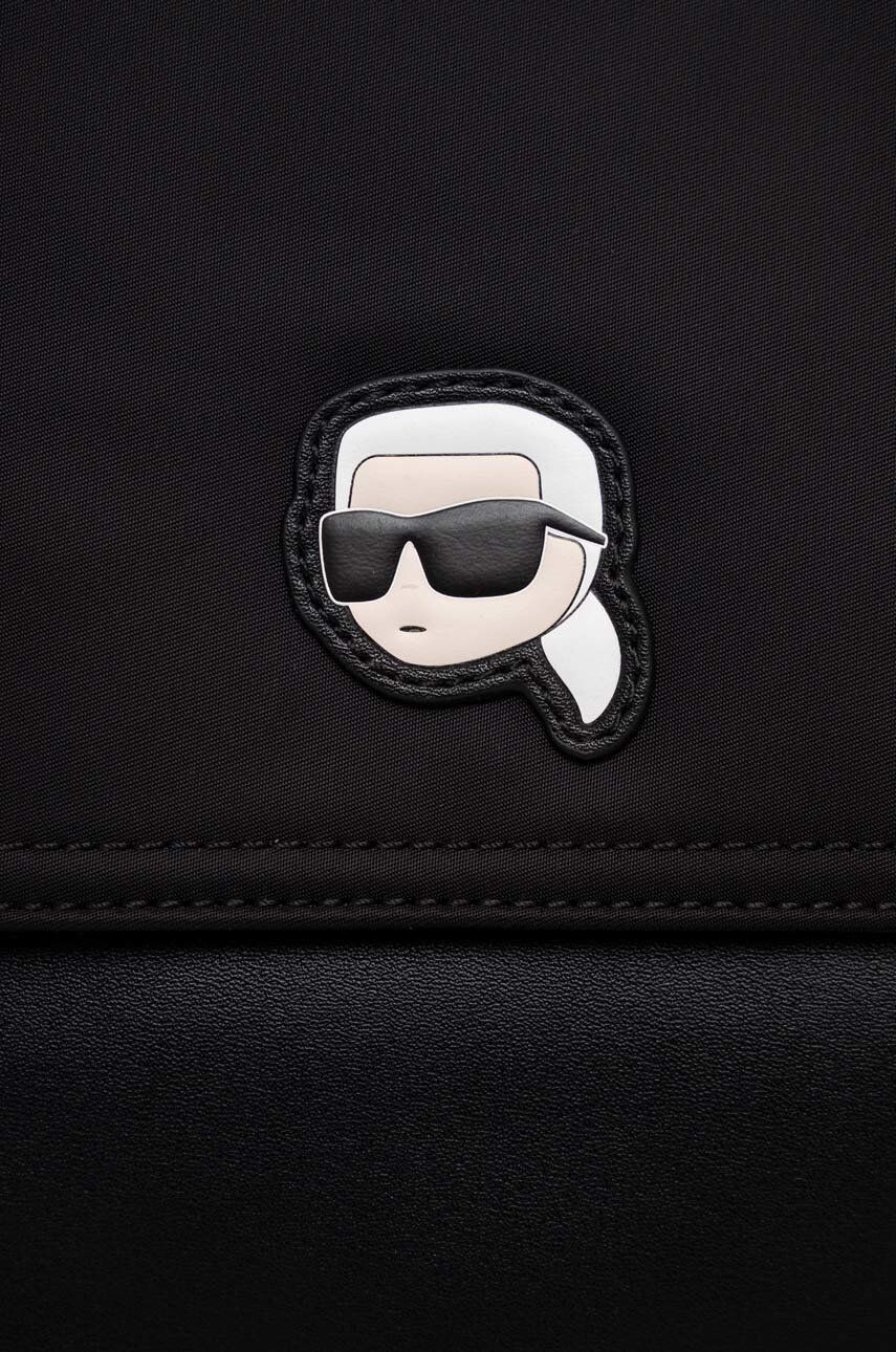 Karl Lagerfeld Torba črna barva - Pepit.si