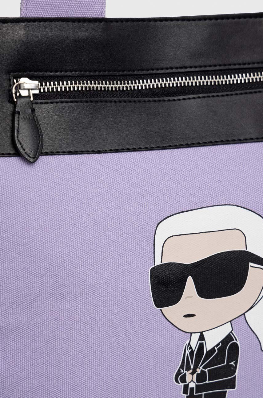 Karl Lagerfeld Torbica črna barva - Pepit.si