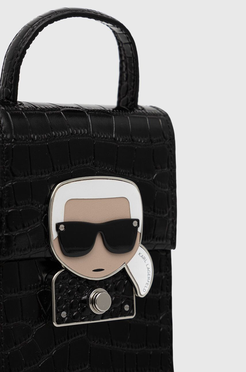 Karl Lagerfeld Usnjena torbica - Pepit.si