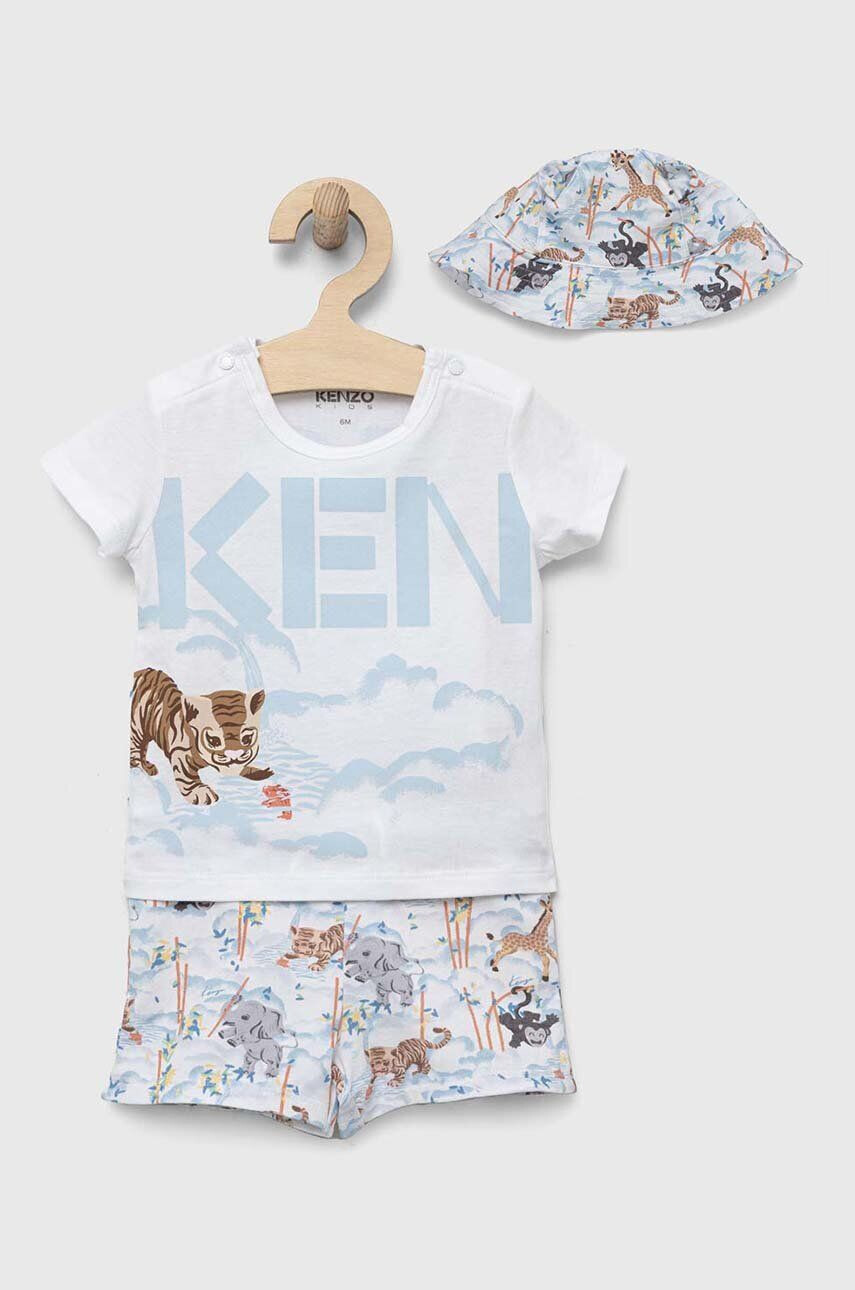 Kenzo kids Komplet za dojenčka bela barva - Pepit.si