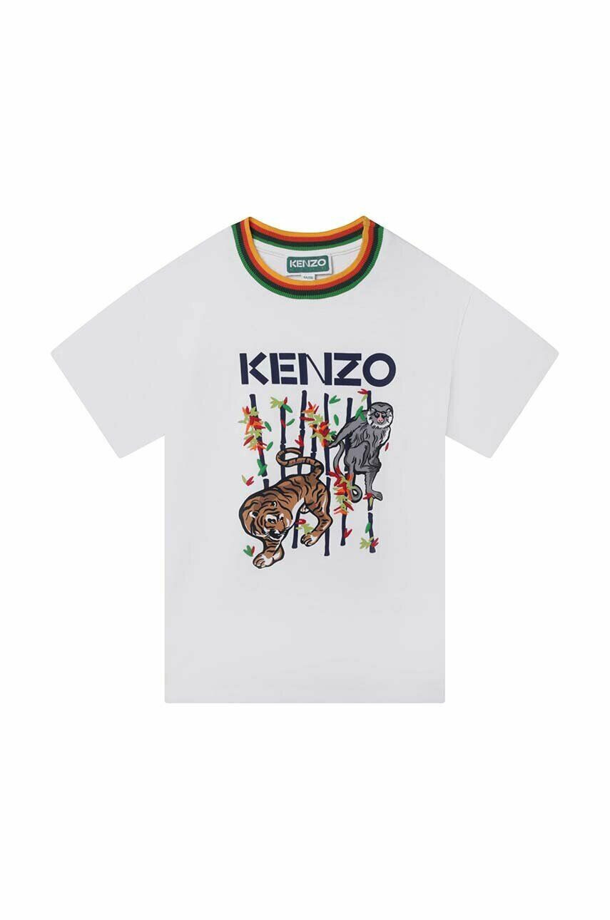 Kenzo kids Otroška bombažna kratka majica - Pepit.si