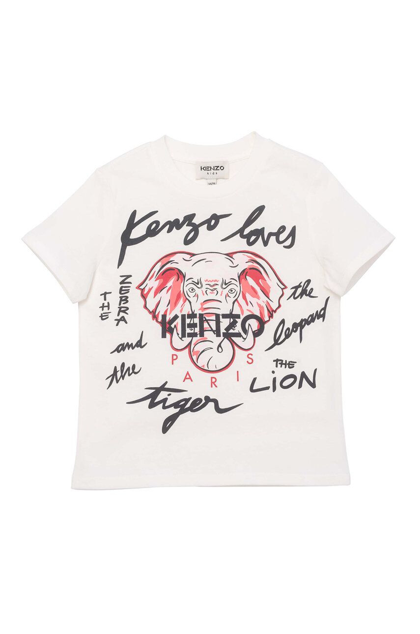 Kenzo kids Otroški bombažen t-shirt - Pepit.si