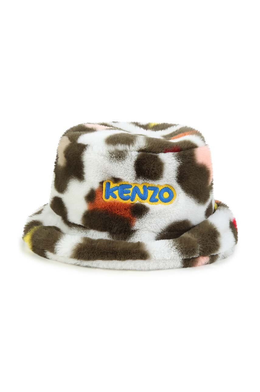 Kenzo kids Otroški klobuk bež barva - Pepit.si