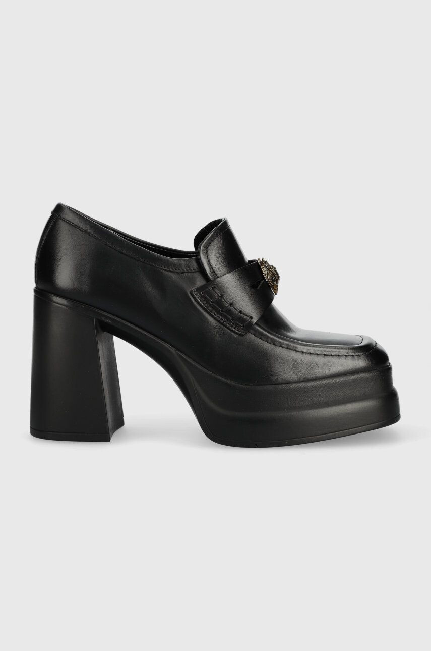 Kurt Geiger London Usnjeni salonarji Stomp Heeled Loafer - Pepit.si