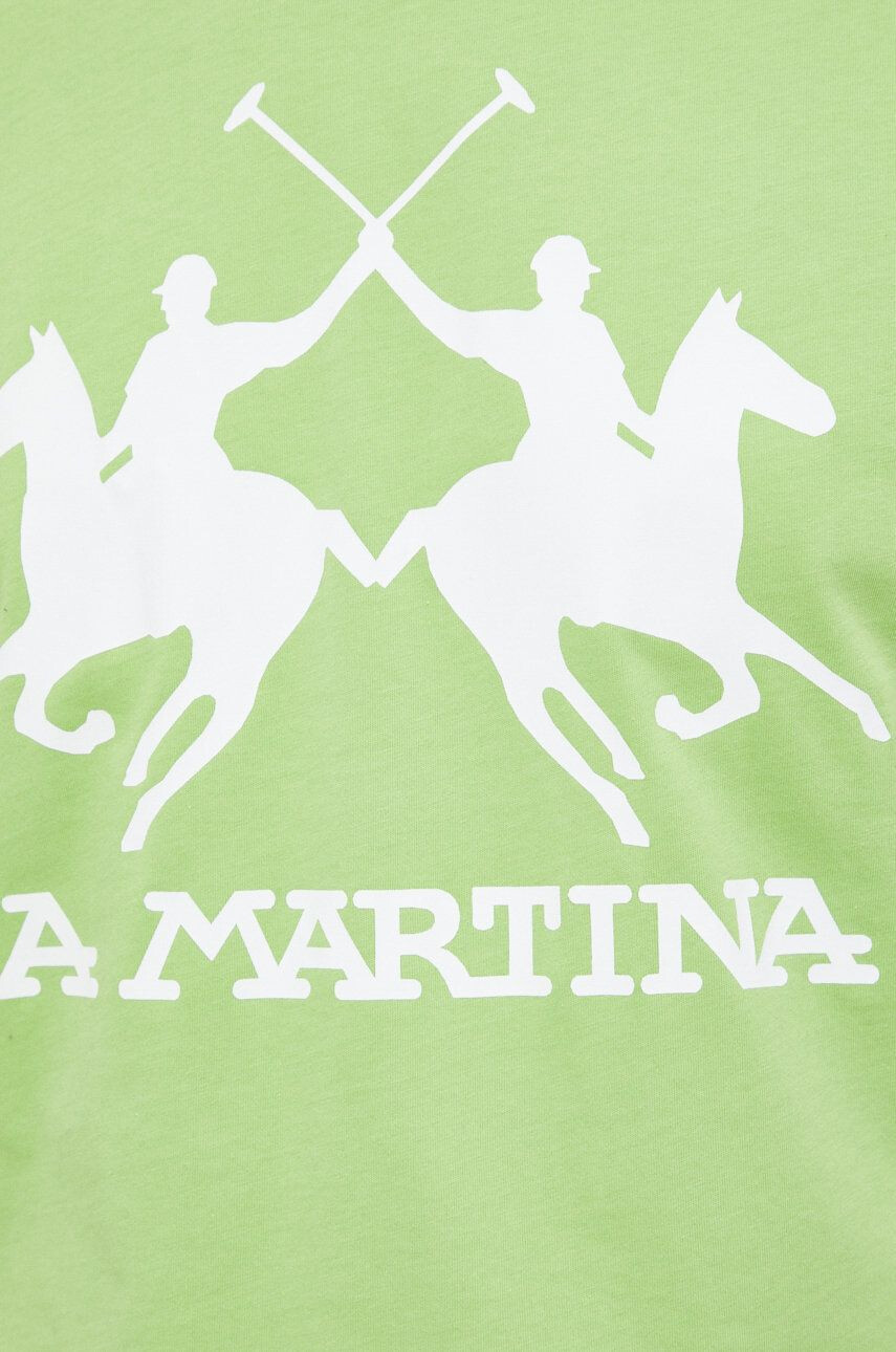 La Martina Bombažen t-shirt - Pepit.si