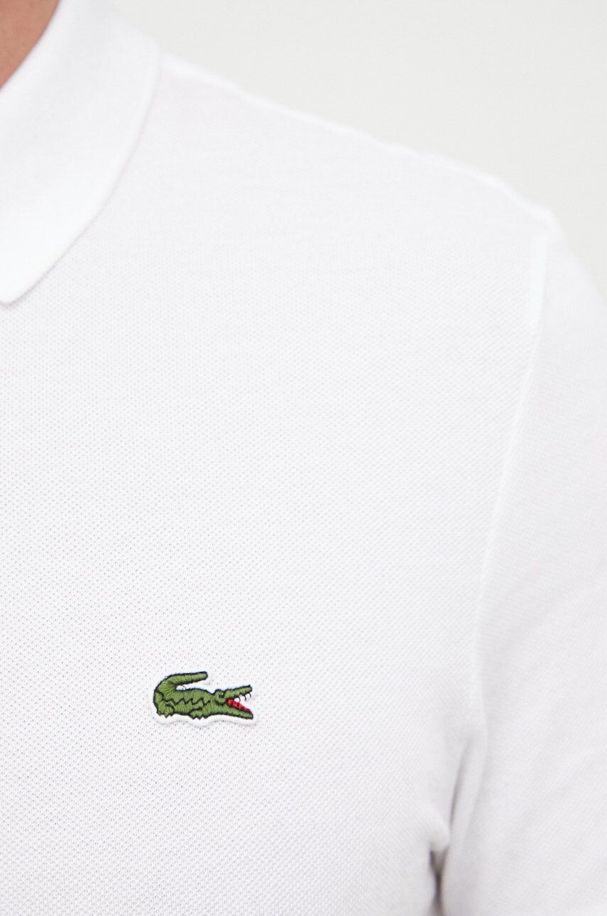 Lacoste Bombažen polo bela barva - Pepit.si