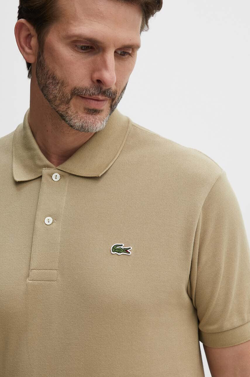 Lacoste Bombažen polo zelena barva - Pepit.si