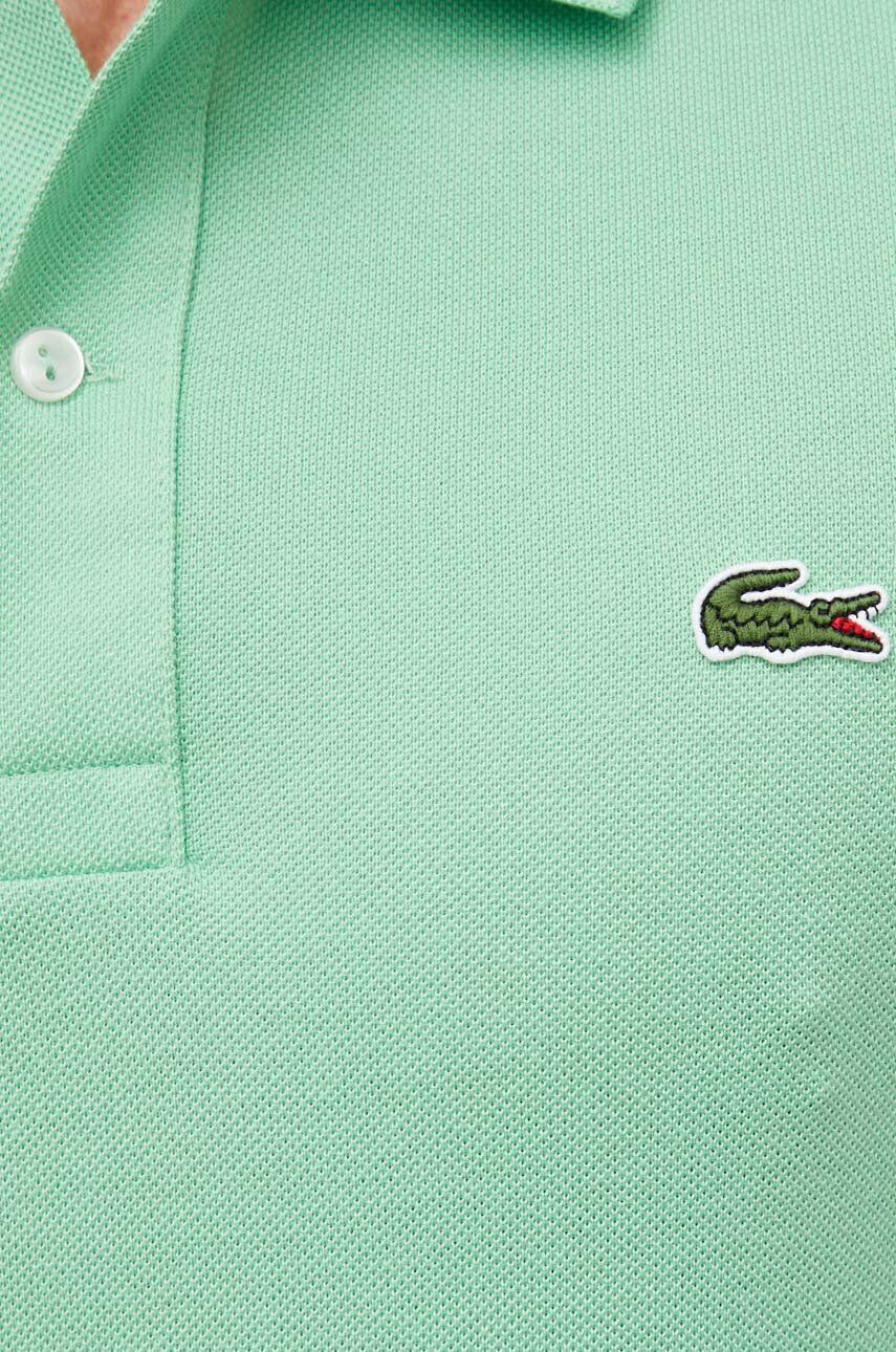 Lacoste Bombažen polo zelena barva - Pepit.si