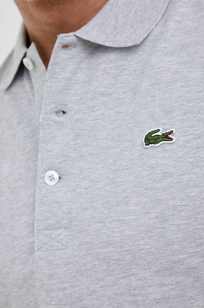 Lacoste Bombažen polo črna barva - Pepit.si