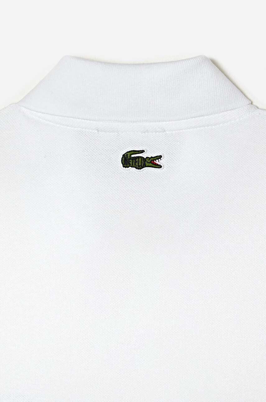 Lacoste Bombažen polo x Netflix bela barva - Pepit.si