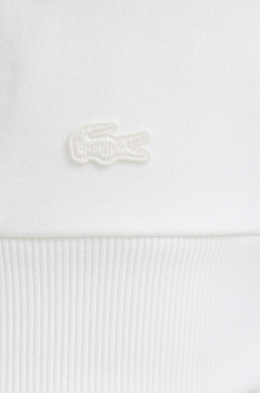 Lacoste Bombažen pulover x Netflix ženski bela barva - Pepit.si