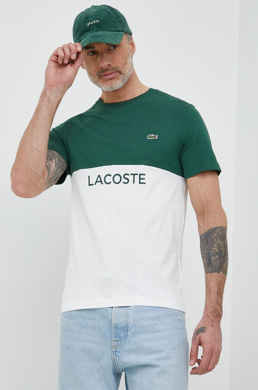 Lacoste Bombažna kratka majica - Pepit.si