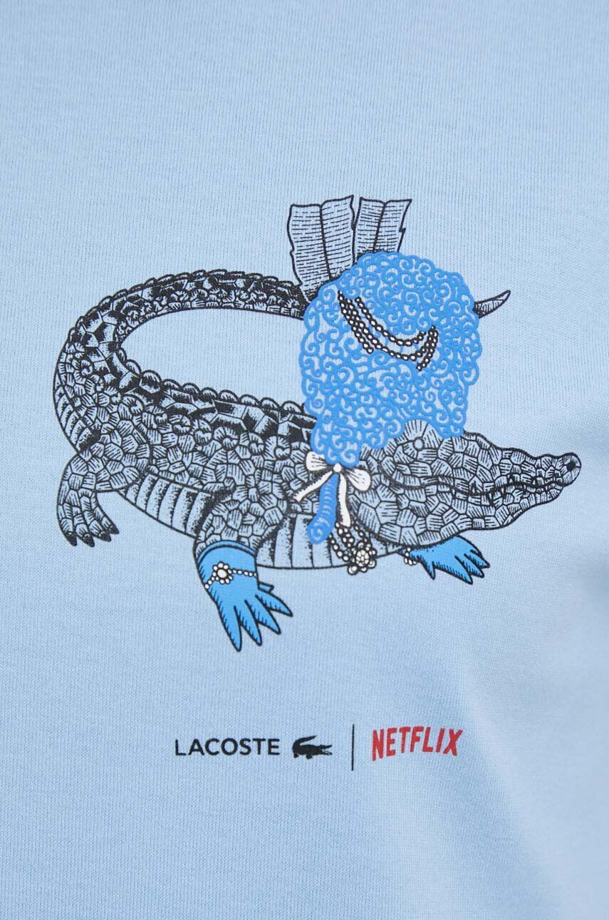 Lacoste Bombažna kratka majica x Netflix - Pepit.si