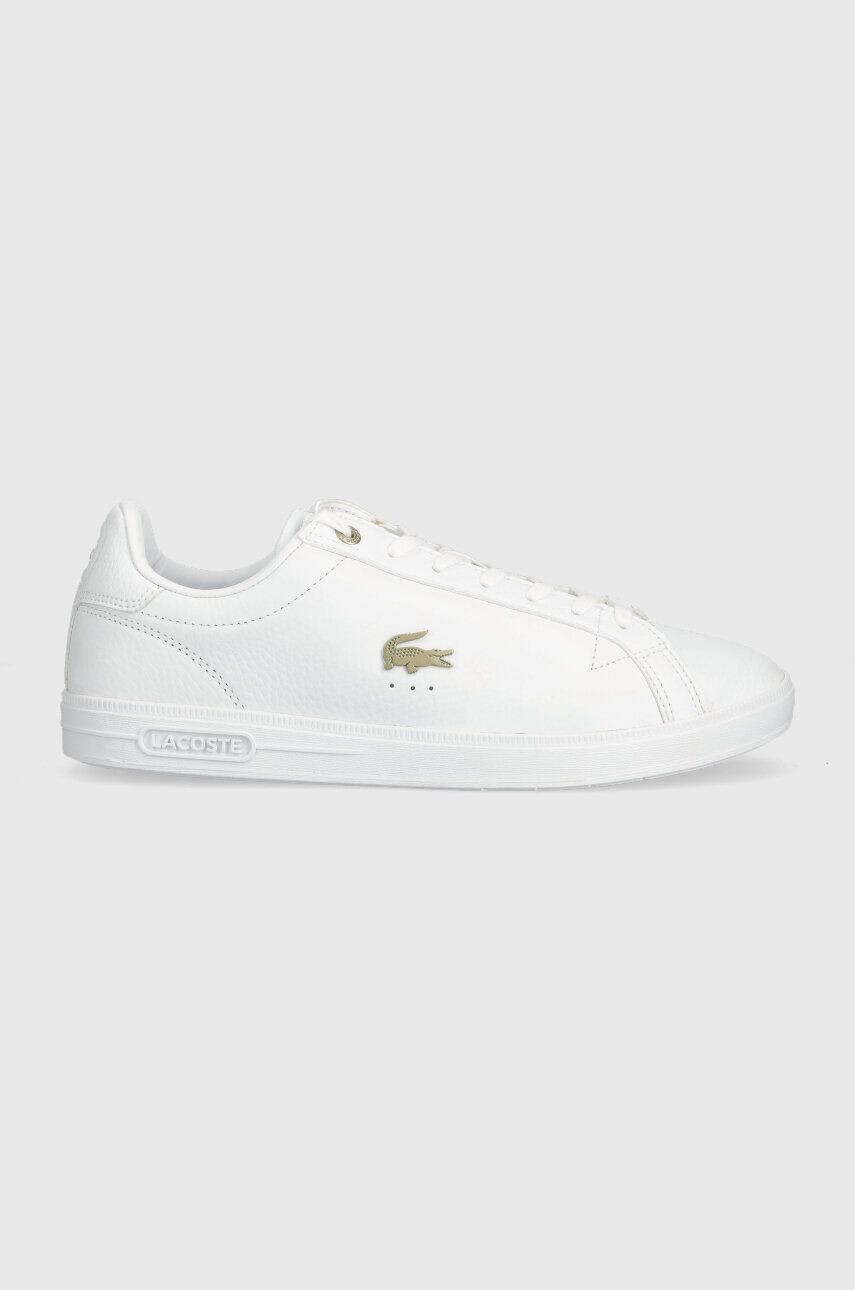 Lacoste Usnjene superge GRADUATE PRO bela barva 45SMA0118 - Pepit.si