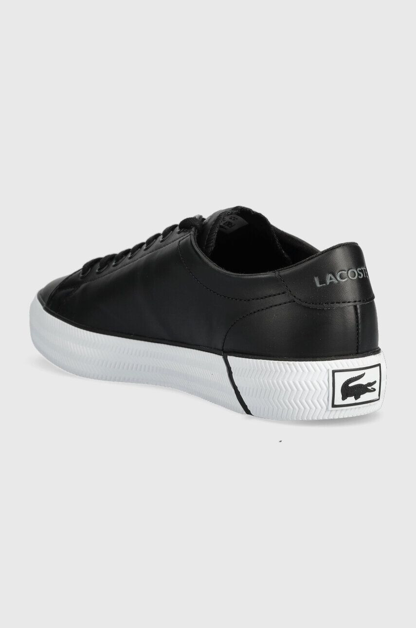 Lacoste Usnjene superge GRIPSHOT črna barva 41CMA0014 - Pepit.si