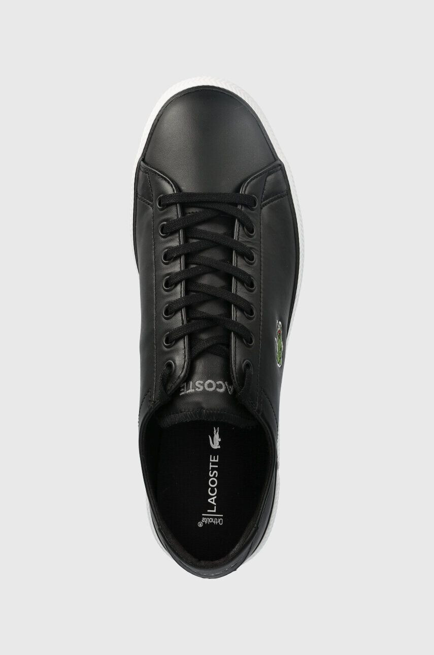 Lacoste Usnjene superge GRIPSHOT črna barva 41CMA0014 - Pepit.si