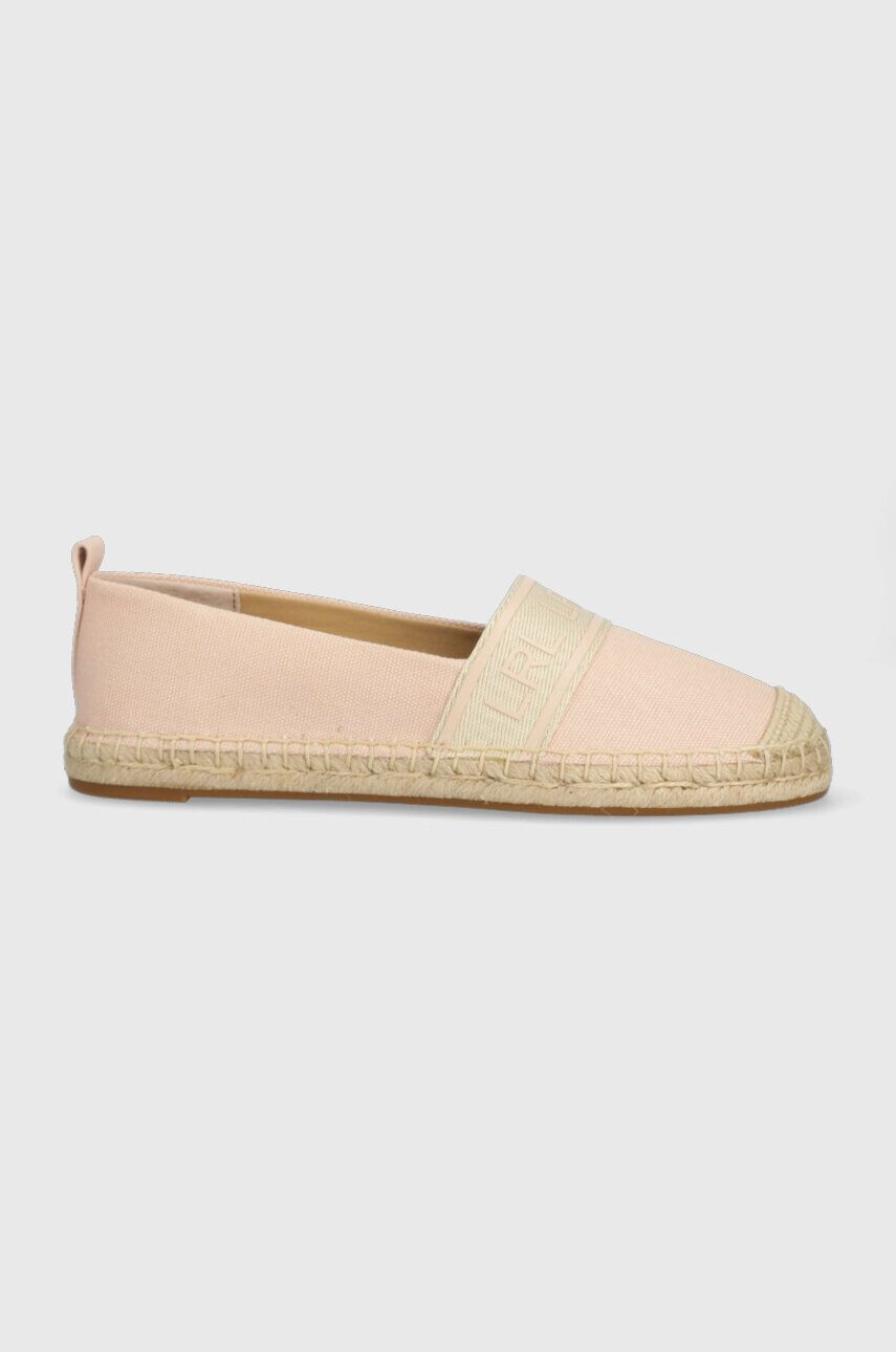 Lauren Ralph Lauren Espadrile Caylee III roza barva 802891448002 - Pepit.si