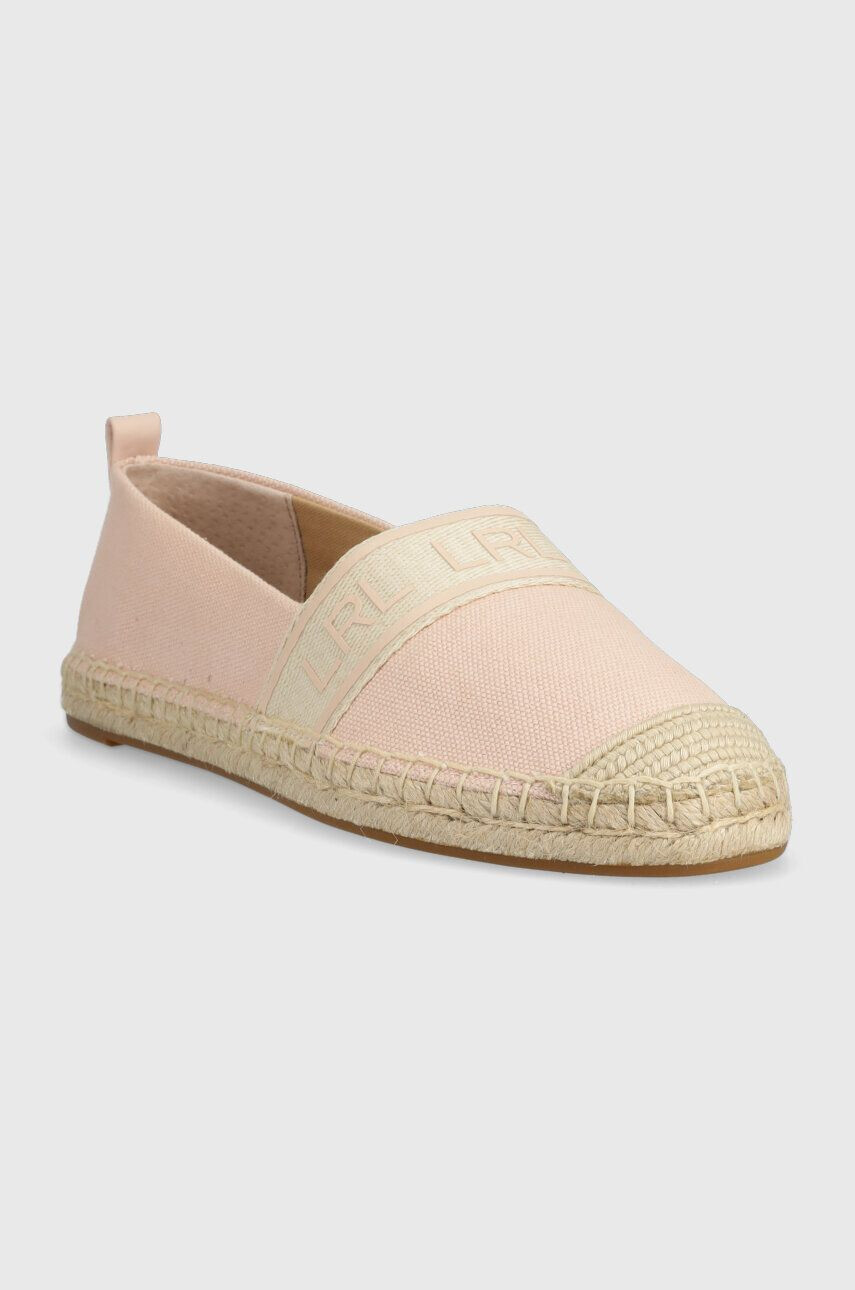 Lauren Ralph Lauren Espadrile Caylee III roza barva 802891448002 - Pepit.si