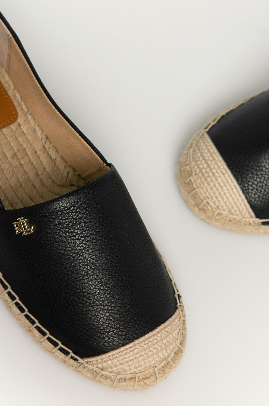 Lauren Ralph Lauren usnjene espadrile - Pepit.si