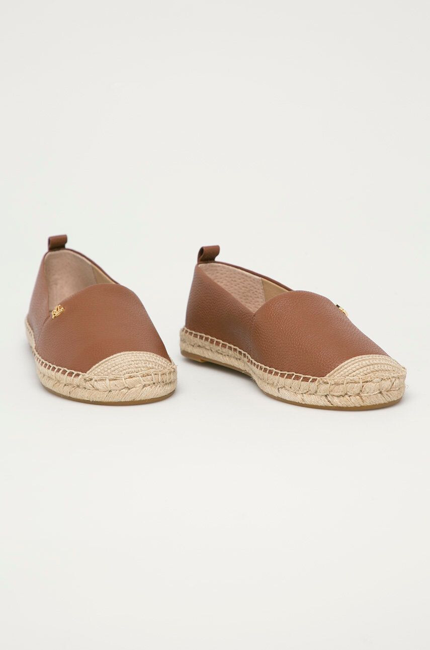 Lauren Ralph Lauren usnjene espadrile - Pepit.si