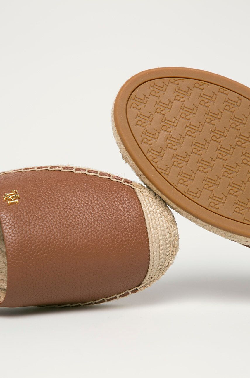 Lauren Ralph Lauren usnjene espadrile - Pepit.si