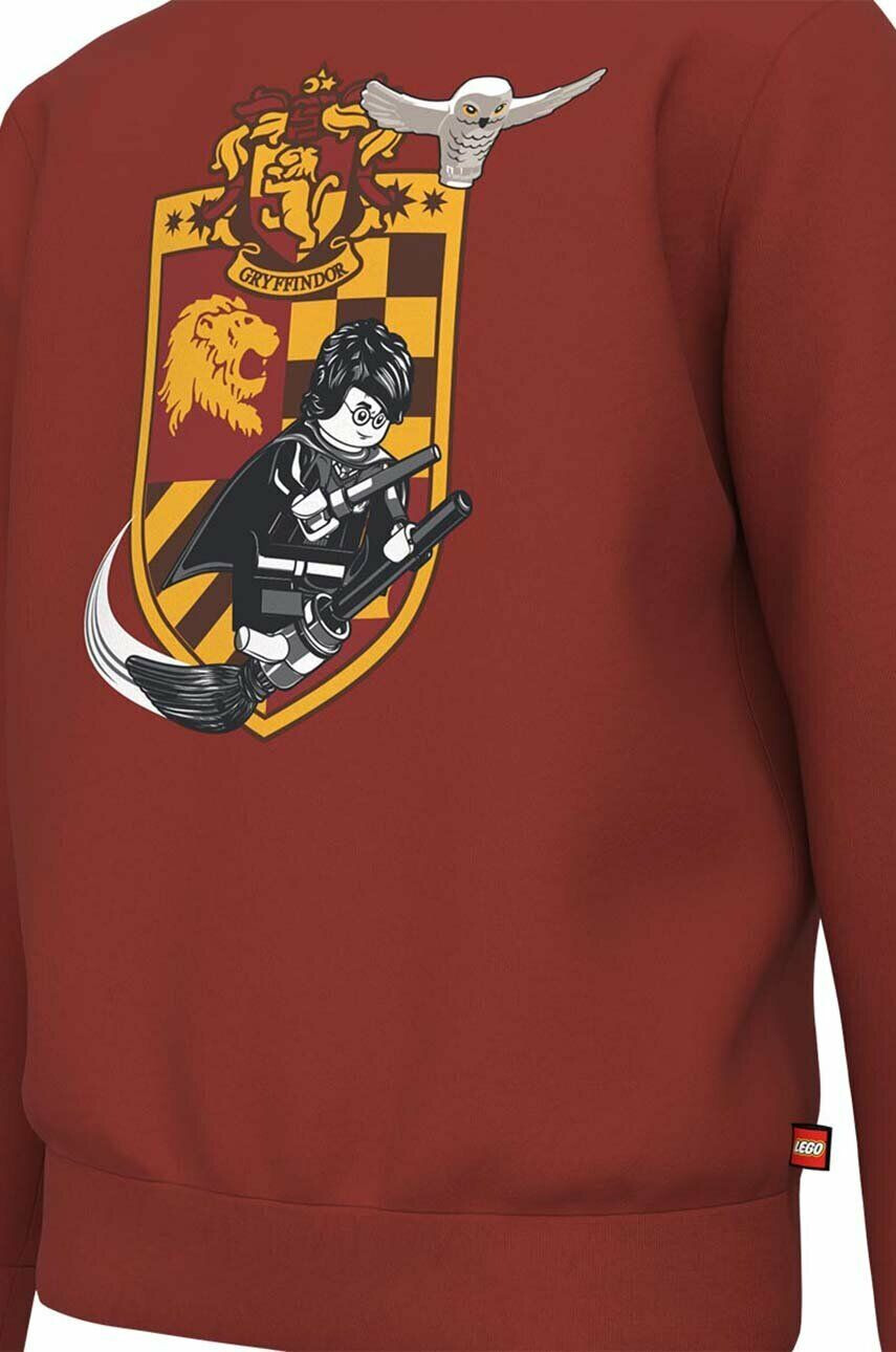 Lego Otroški bombažen pulover Harry Potter rdeča barva - Pepit.si