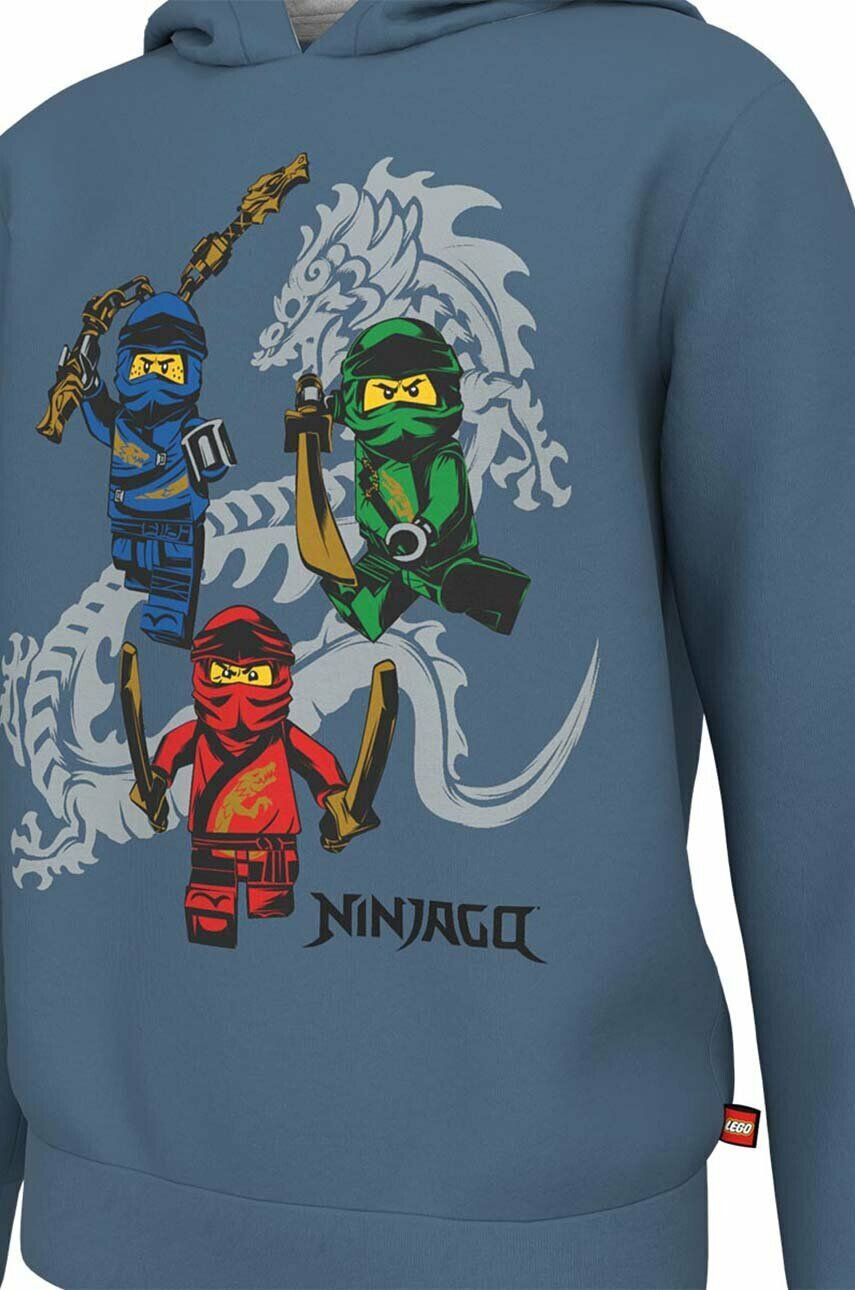 Lego Otroški bombažen pulover Ninjago s kapuco - Pepit.si