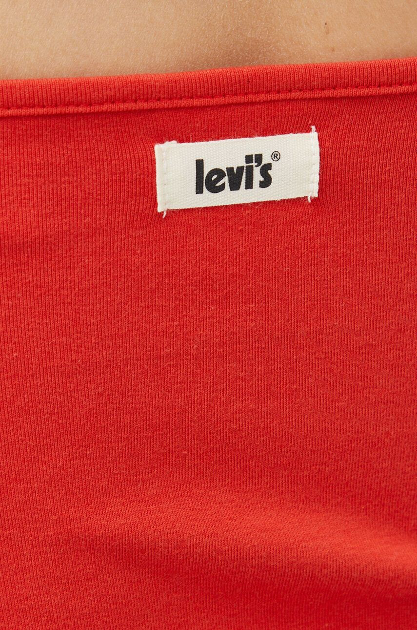 Levi's Body ženski rdeča barva - Pepit.si