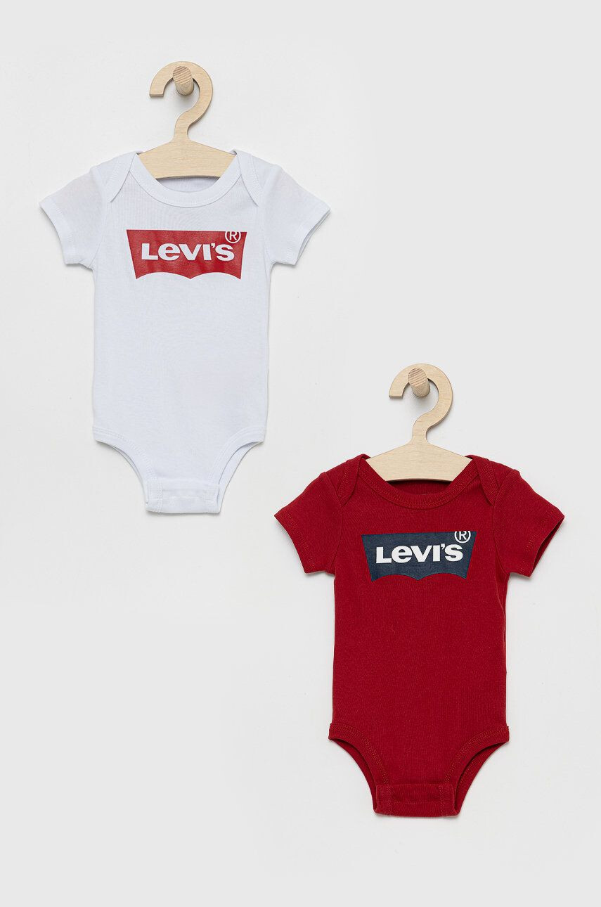 Levi's Body za dojenčka bela barva - Pepit.si