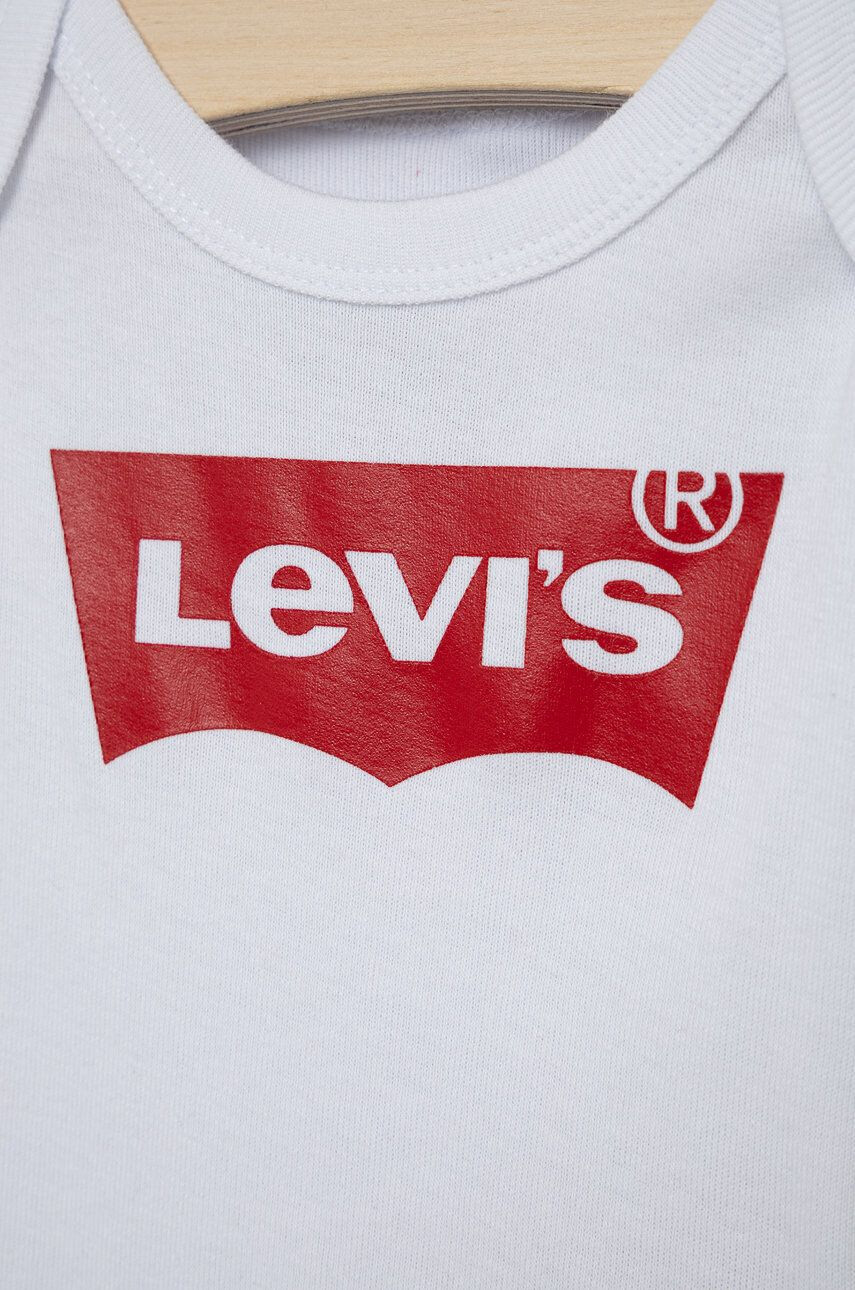 Levi's Body za dojenčka bela barva - Pepit.si